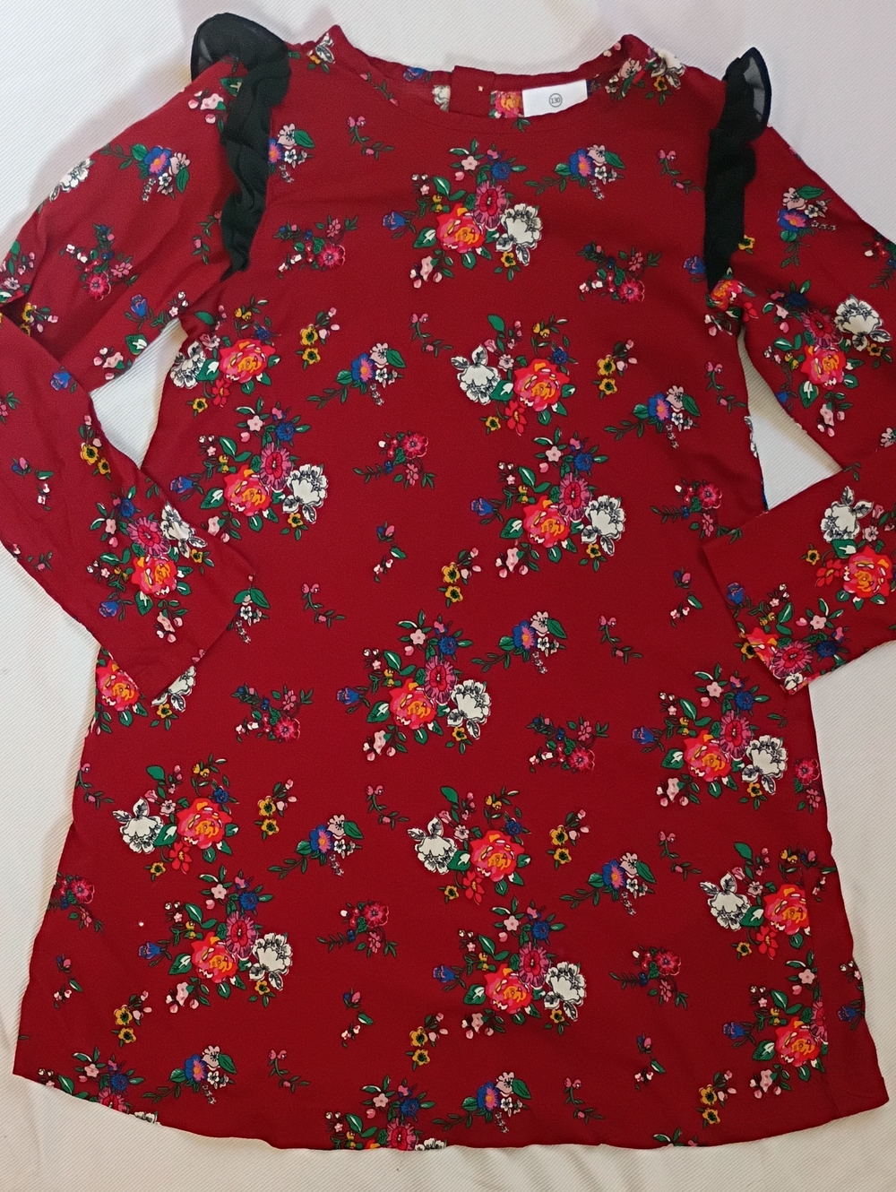 Hanna Andersson Girls Long Sleeve Floral Dress
